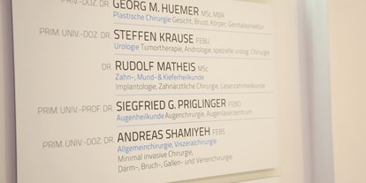 Schönheitskliniken - Österreich - Ordination Doz. Dr. M. Huemer