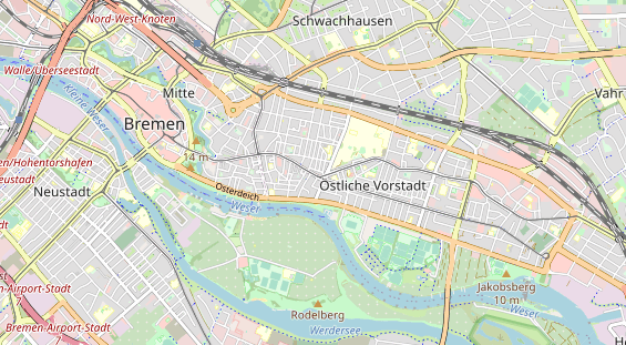 Schönheitsklinik auf Karte