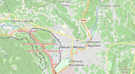 Schönheitsklinik auf Karte