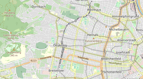 Schönheitsklinik auf Karte