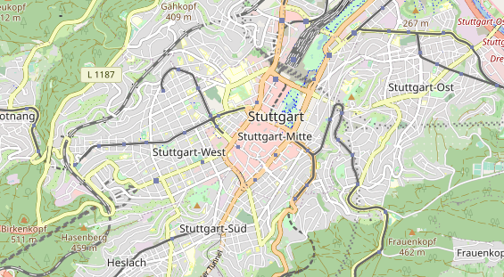 Schönheitsklinik auf Karte