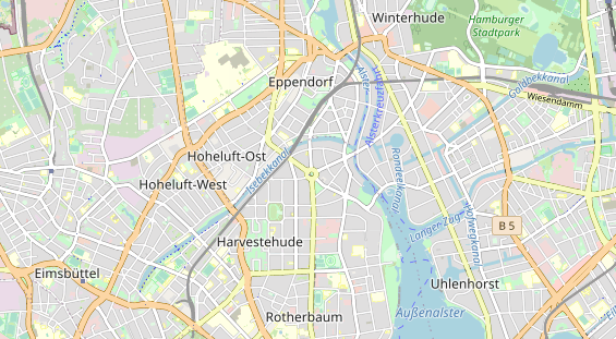 Schönheitsklinik auf Karte