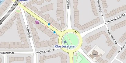 Schönheitsklinik auf Satellitenbild