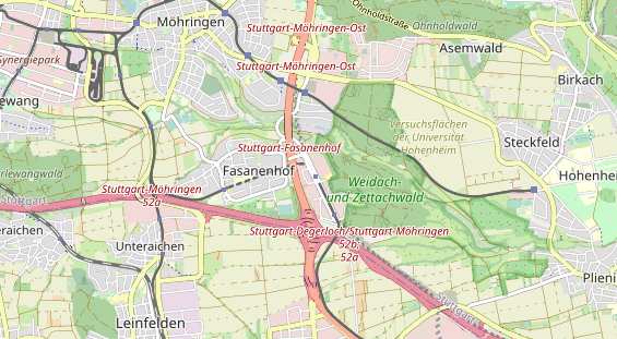 Schönheitsklinik auf Karte