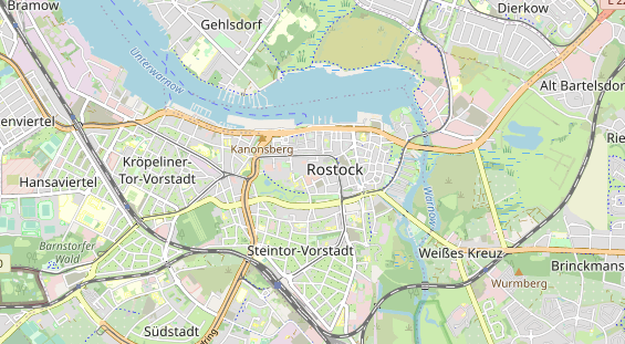 Schönheitsklinik auf Karte