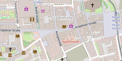 Schönheitsklinik auf Satellitenbild