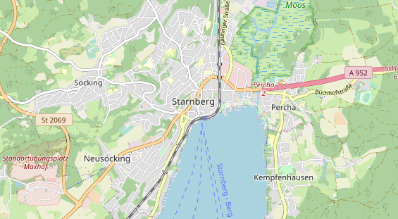 Schönheitsklinik auf Karte