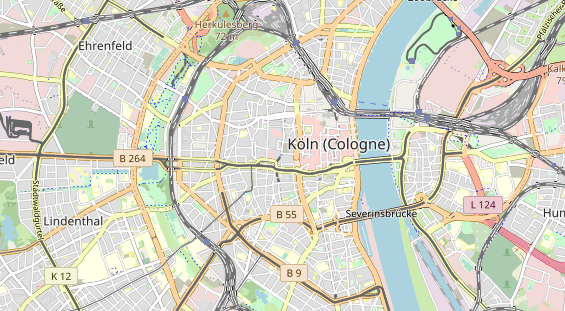 Schönheitsklinik auf Karte