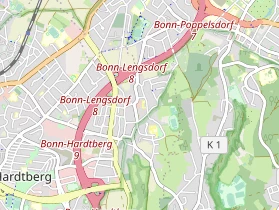 Schönheitsklinik auf Karte