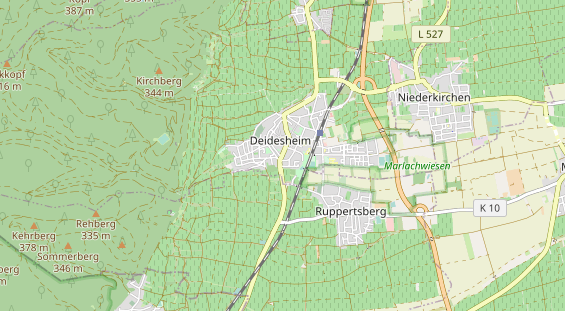 Schönheitsklinik auf Karte