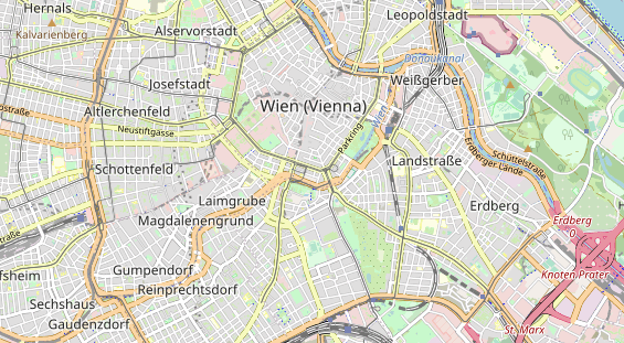 Schönheitsklinik auf Karte