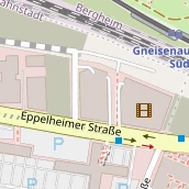 Schönheitsklinik auf Karte