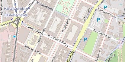 Schönheitsklinik auf Satellitenbild