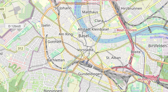 Schönheitsklinik auf Karte