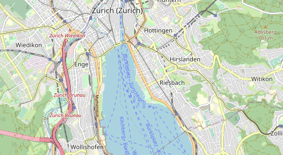 Schönheitsklinik auf Karte