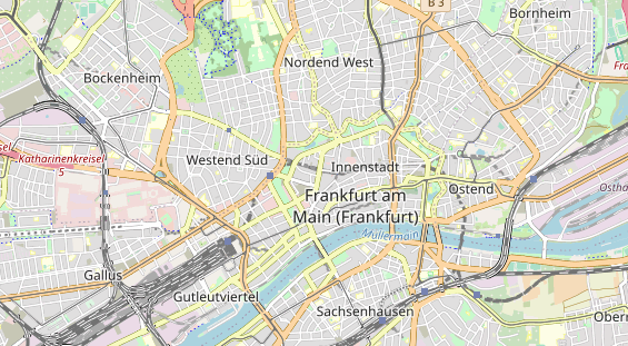 Schönheitsklinik auf Karte