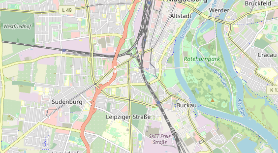 Schönheitsklinik auf Karte