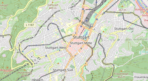 Schönheitsklinik auf Karte