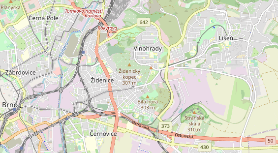 Schönheitsklinik auf Karte