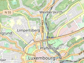 Schönheitsklinik auf Karte