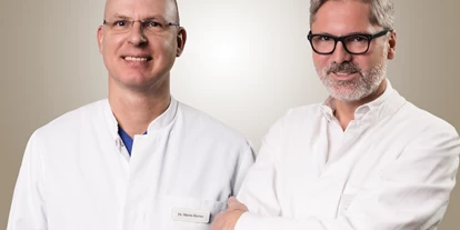 Schönheitskliniken - Gesäßstraffung - Rheinland-Pfalz - Dr. Martin Kürten (Leitender Arzt der operativen Abteilung der Fort Malakoff Klinik Mainz) und  Dr. Juri Huber-Vorländer (Leitender Arzt nicht operative Abteilung der Fort Malakoff Klinik Mainz)  - Fort Malakoff Klinik in Mainz